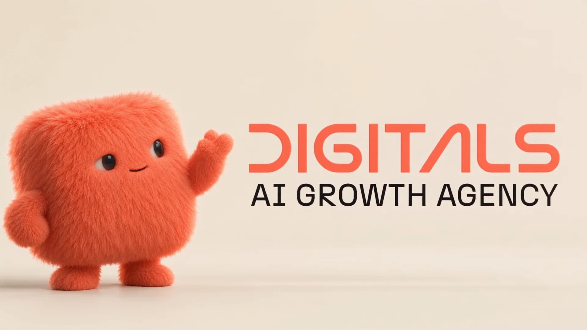 Pixel the mascot waving next to the DIGITALS logo